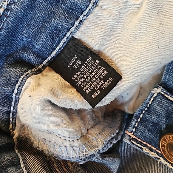 BUNDLE #2 3 PAIRS OF JEANS SZ. 7/8 - Picture 3 of 5